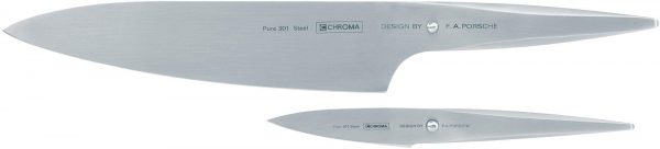 Chroma type 301 design by F.A. Porsche Knivset Kockkniv P18 och Skalkniv P9