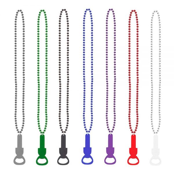 Beads med Kapsylöppnare - Röd