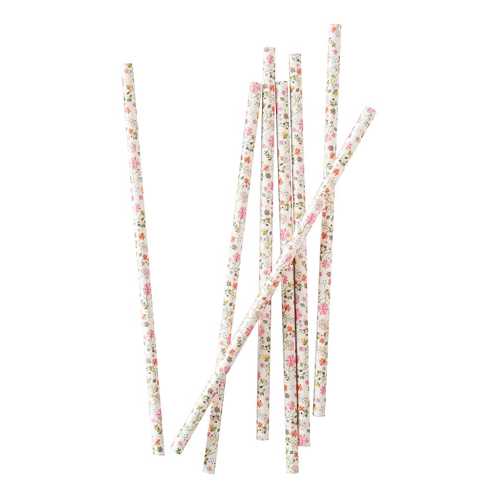 Papperssugrör Blommor - 25-pack Papperssugrör Blommor - 25-pack