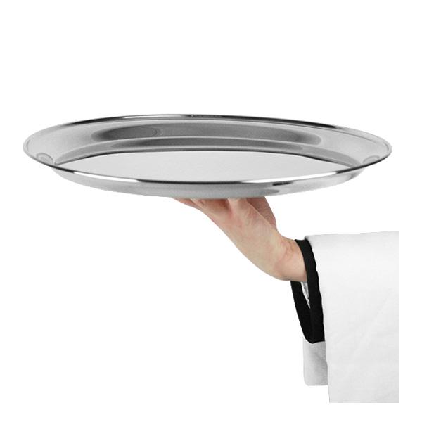 Serveringsbricka i Rostfritt stål - 35 cm
