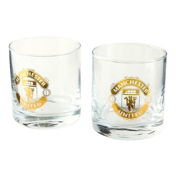Whiskyglas Manchester United - 2-pack