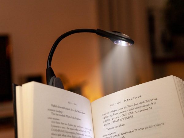 Spralla LED Läslampa med Klämma
