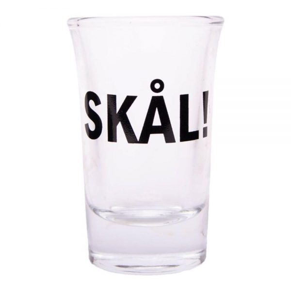 Snapsglas med Text - Skål