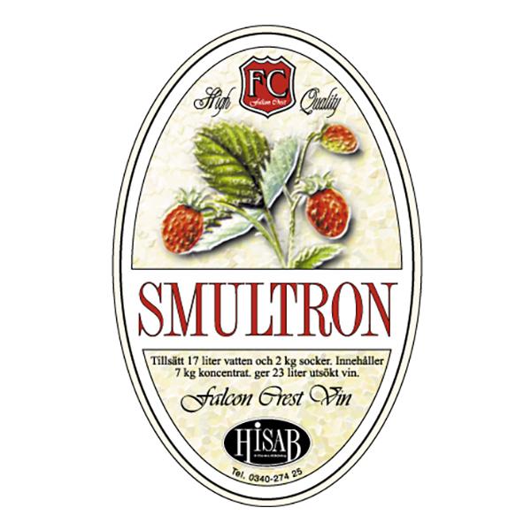 Vinetiketter Smultron - 25-pack
