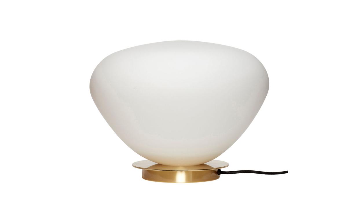 BORDSLAMPA Vit/Mässing BORDSLAMPA Vit/Mässing