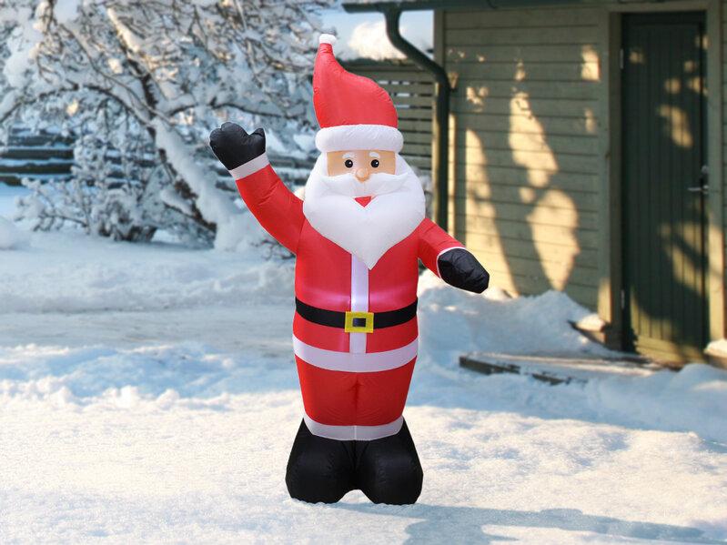 Uppblåsbar Juldekoration - Tomte Uppblåsbar Juldekoration - Tomte