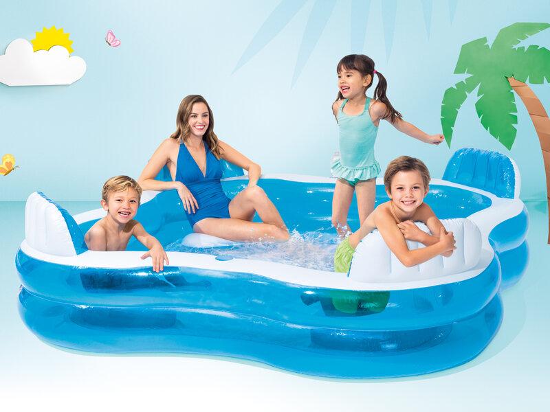 Intex Family Lounge Uppblåsbar Pool Intex Family Lounge Uppblåsbar Pool